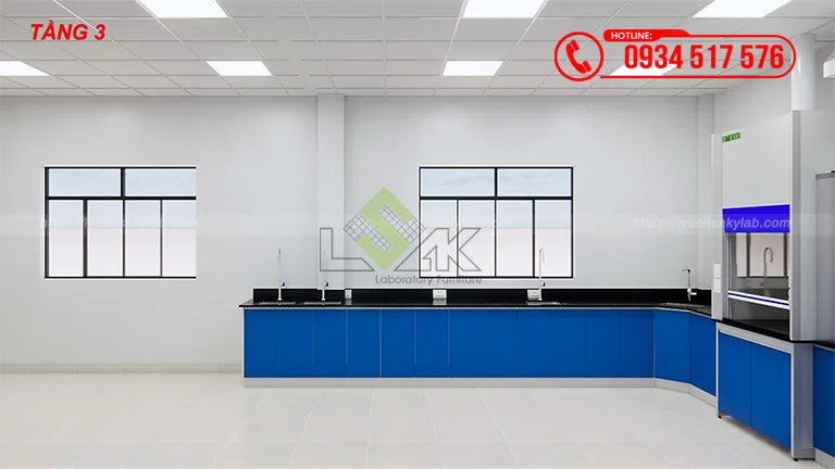 Thiết kế phòng lab nhà máy sản xuất hóa chất Công ty TNHH Loop Power (Giai đoạn 2)