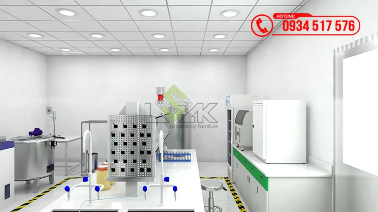 Thiết kế phòng lab Công ty Cổ phần Acecook Việt Nam