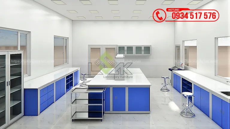 Thiết kế phòng lab kiểm nghiệm sữa và các sản phẩm từ sữa Công ty Cổ Phần Lothamilk