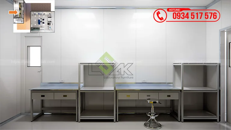 Thiết kế phòng lab Nhà máy Công ty TNHH Trelleborg Sealing Solutions Việt Nam