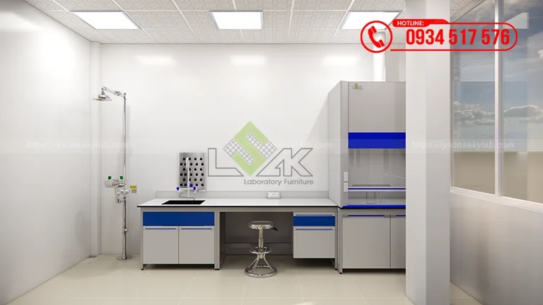 Thiết kế phòng lab Nhà máy hóa chất Công ty TNHH Brenntag Việt Nam