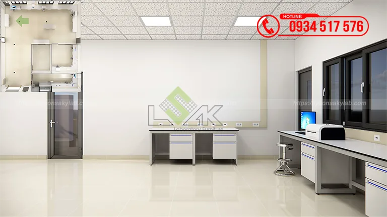 Thiết kế phòng lab QC Nhà máy Công ty TNHH Kurz Việt Nam