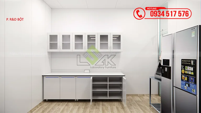 Thiết kế phòng lab R&D bột Công ty Cổ Phần Sữa VitaDairy Việt Nam