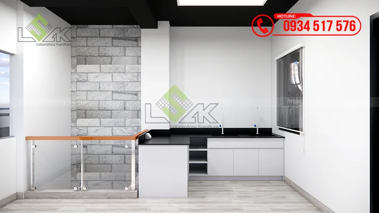 Thiết kế phòng lab R&D phụ gia thực phẩm Công ty TNHH Anphachem
