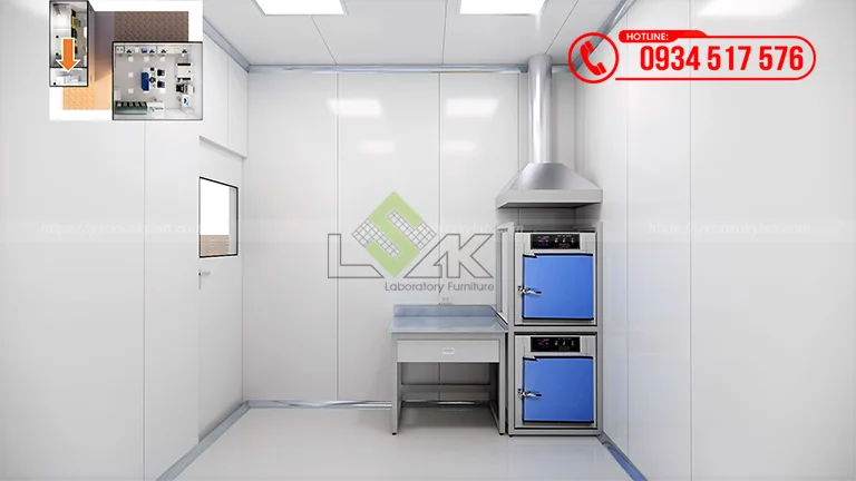 Thiết kế phòng lab Nhà máy Công ty TNHH Trelleborg Sealing Solutions Việt Nam