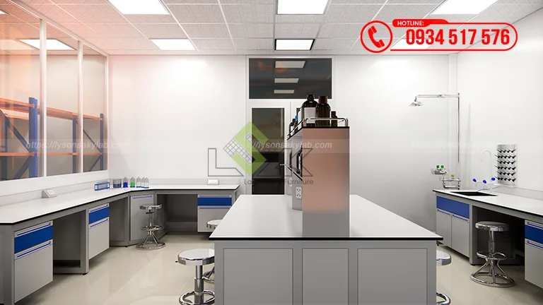 Thiết kế phòng lab Nhà máy hóa chất Công ty TNHH Brenntag Việt Nam