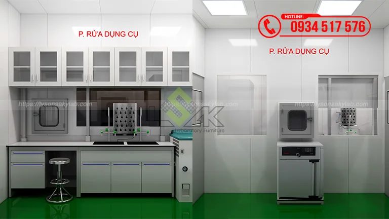 Thiết kế phòng lab R&D Công ty TNHH DNS Global