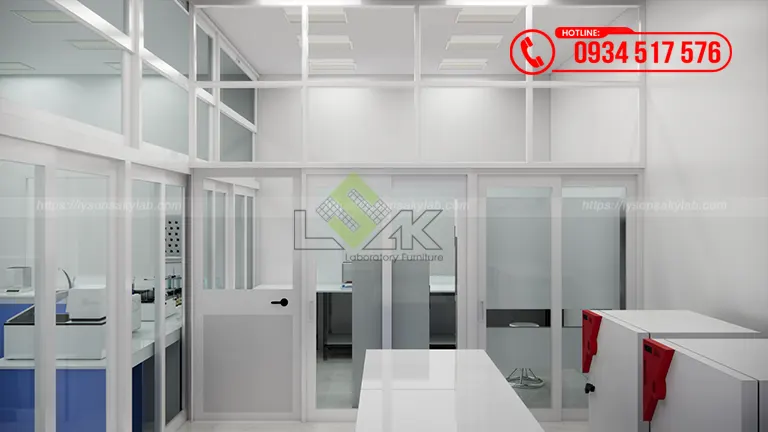 Thiết kế phòng lab kiểm nghiệm sữa và các sản phẩm từ sữa Công ty Cổ Phần Lothamilk