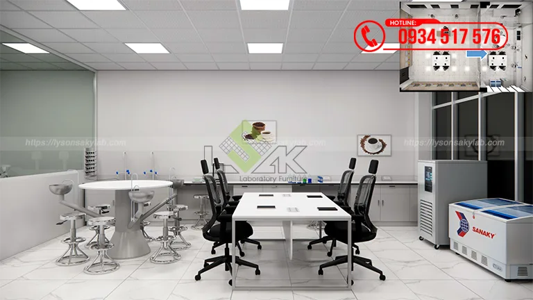 Thiết kế phòng lab R&D thực phẩm Nhà máy Công ty Cổ Phần Quốc Tế Thực Phẩm Lựa Chọn Đỉnh