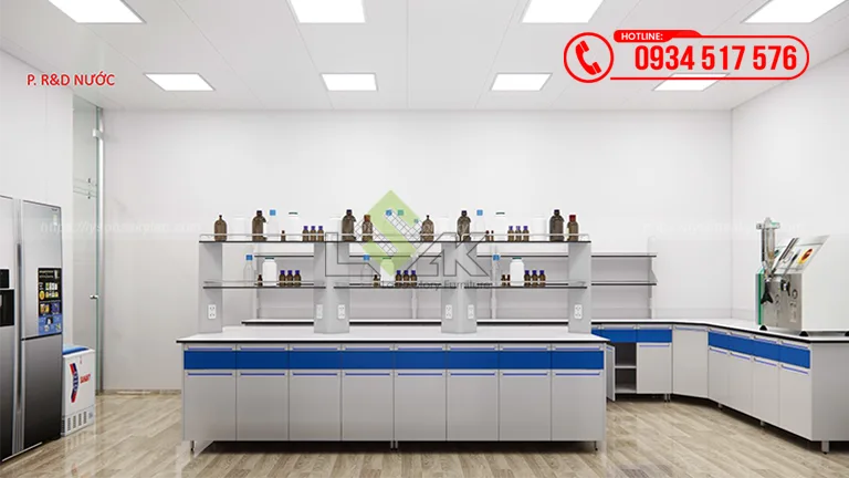 Thiết kế phòng lab R&D nước Công ty Cổ Phần Sữa VitaDairy Việt Nam