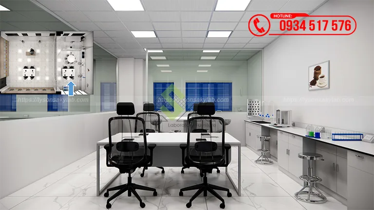 Thiết kế phòng lab R&D thực phẩm Nhà máy Công ty Cổ Phần Quốc Tế Thực Phẩm Lựa Chọn Đỉnh