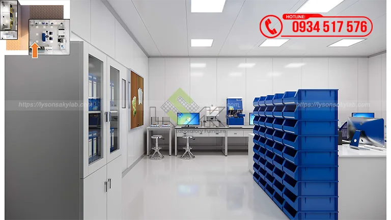 Thiết kế phòng lab Nhà máy Công ty TNHH Trelleborg Sealing Solutions Việt Nam