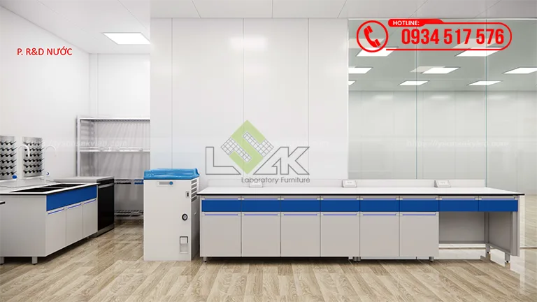Thiết kế phòng lab R&D nước Công ty Cổ Phần Sữa VitaDairy Việt Nam