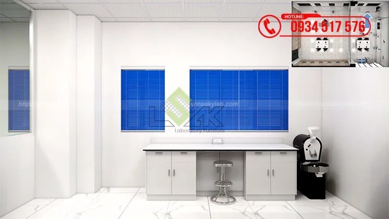 Thiết kế phòng lab R&D thực phẩm Nhà máy Công ty Cổ Phần Quốc Tế Thực Phẩm Lựa Chọn Đỉnh