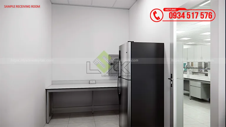 Thiết kế phòng lab QA, QC Nhà máy sữa Công ty Cổ phần Sữa Đà Lạt (Dalatmilk) giai đoạn 2