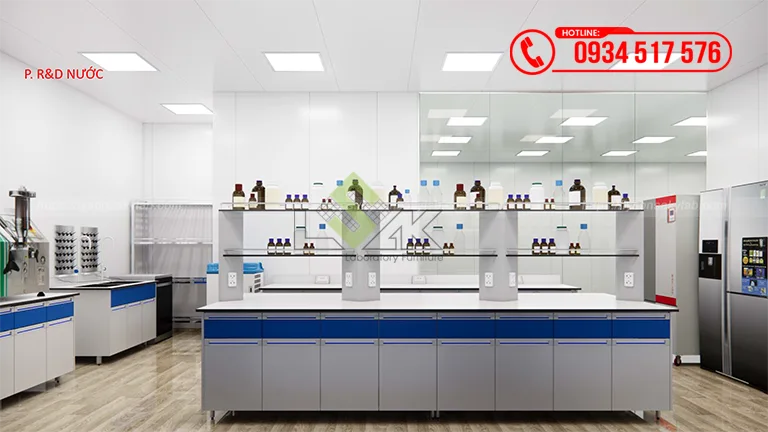 Thiết kế phòng lab R&D nước Công ty Cổ Phần Sữa VitaDairy Việt Nam