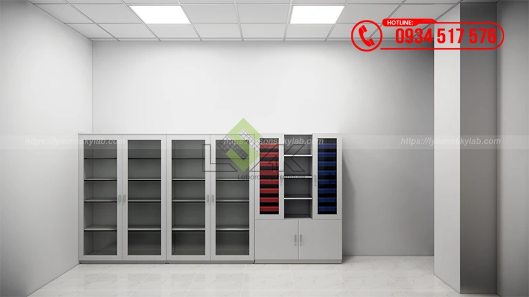 Thiết kế phòng thực hành thí nghiệm khoa học môn Lý - Hóa - Sinh - Công nghệ Trường liên cấp B.School