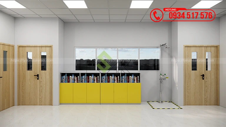 Thiết kế phòng thực hành thí nghiệm khoa học môn Lý - Hóa - Sinh - Công nghệ Trường liên cấp B.School