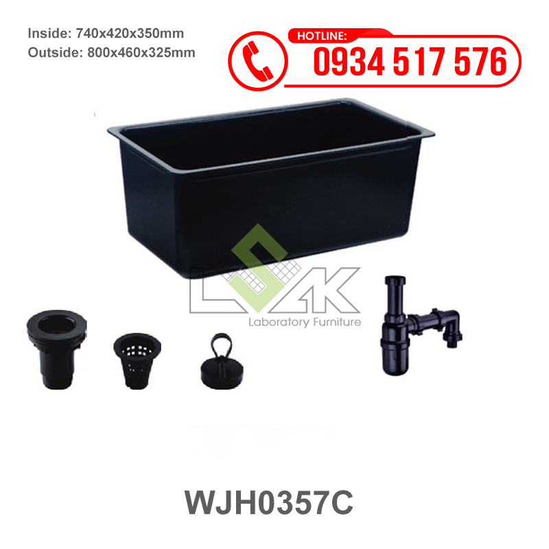 Chậu rửa phòng thí nghiệm WJH0357C