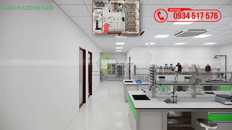 Thiết kế thất phòng lab R&D Nova Consumer Group