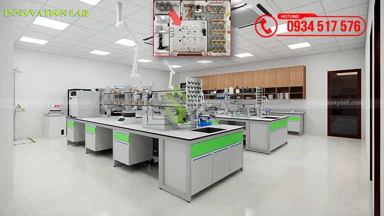 Thiết kế thất phòng lab R&D Nova Consumer Group