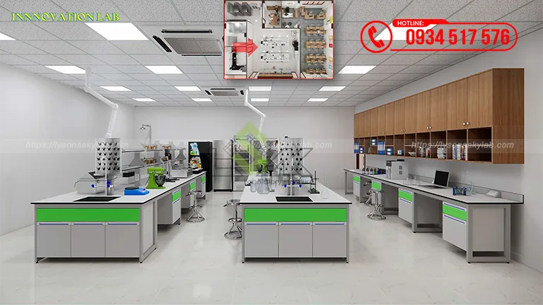 Thiết kế thất phòng lab R&D Nova Consumer Group