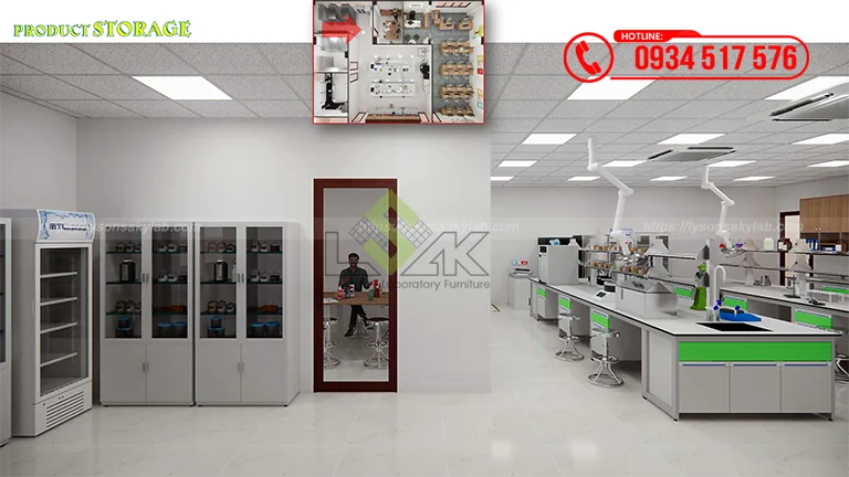 Thiết kế thất phòng lab R&D Nova Consumer Group