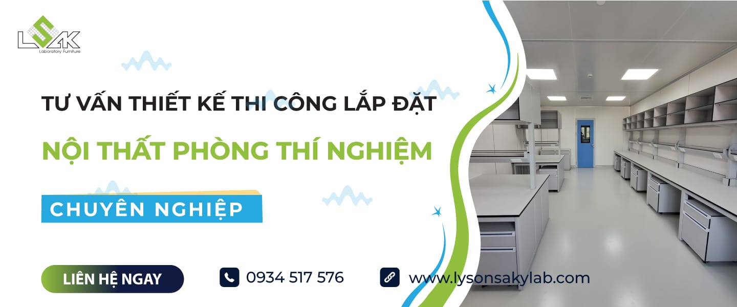 Tư vấn thiết kế thi công lắp đặt nội thất phòng thí nghiệm chuyên nghiệp