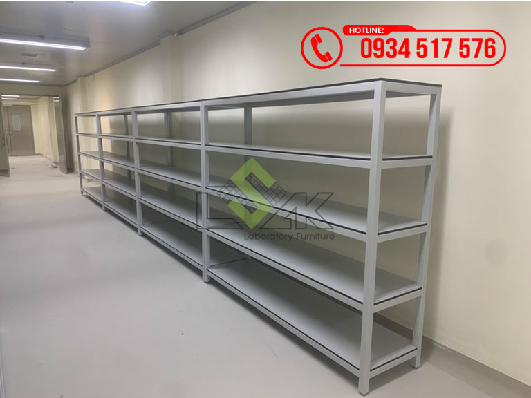 Kệ lưu mẫu phòng thí nghiệm, kệ lưu kho phòng thí nghiệm, kệ sắt sử dụng trong kho lưu trữ nguyên liệu vật tư tiêu hao