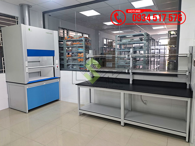 Thi công nội thất phòng lab nhà máy sản xuất thuốc bảo vệ thực vật Công ty Cổ Phần BMC Việt Nam