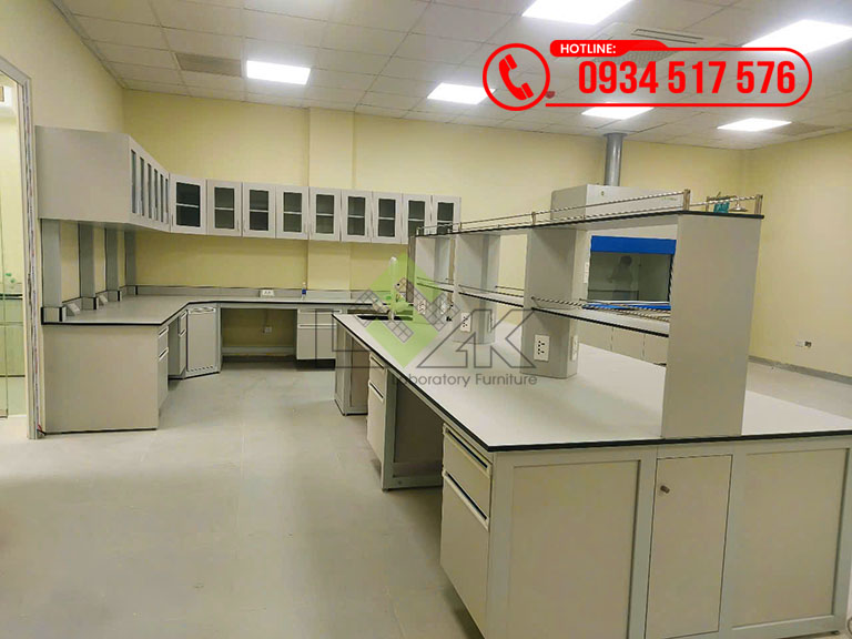 Thi công nội thất phòng lab Nhà máy sản xuất sữa ngũ cốc Công ty TNHH Thanh An