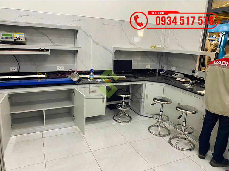 Thi công nội thất phòng lab Công ty TNHH MTV Cadivi Đồng Nai