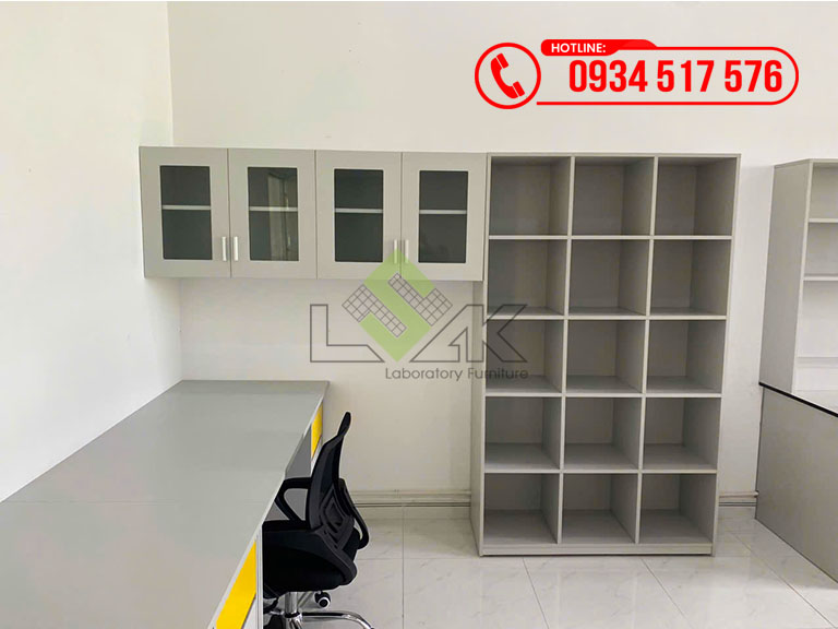 Thi công nội thất phòng lab nhà máy sản xuất bột màu huỳnh quang Công ty TNHH Công Nghệ Vicome (Việt Nam)