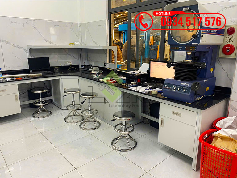 Thi công nội thất phòng lab Công ty TNHH MTV Cadivi Đồng Nai