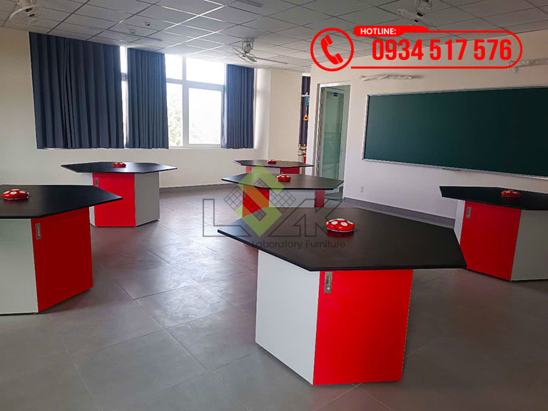 Thi công nội thất phòng lab Trường TH-THCS-THPT Ngô Thời Nhiệm Cơ sở Bình Dương