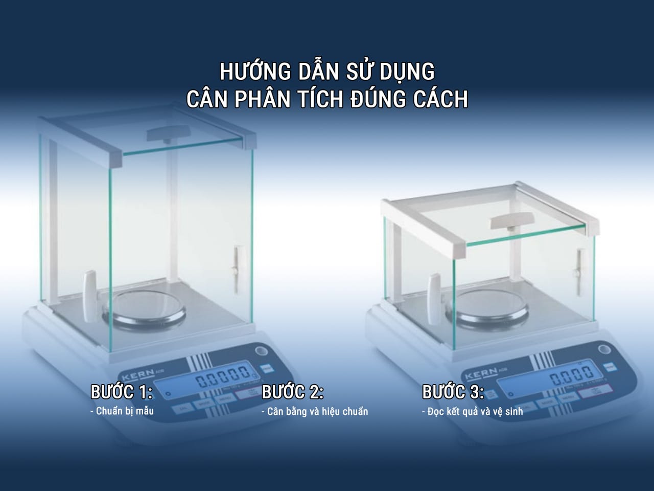Hướng dẫn sử dụng cân phân tích đúng cách